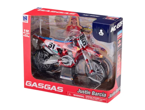 GASGAS MÄNGUKROSSIKAS  1:12 MC 450F Barcia