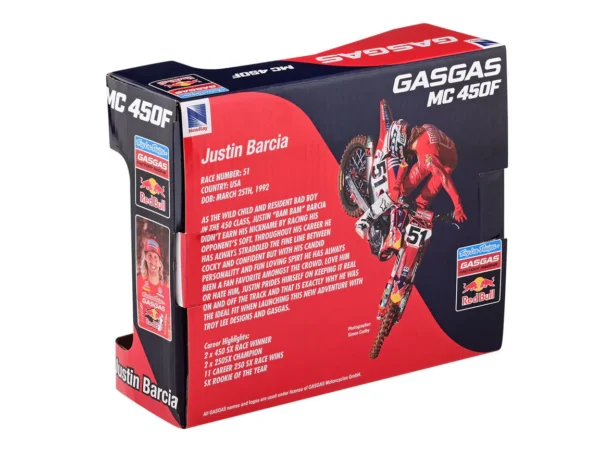 GASGAS MÄNGUKROSSIKAS  1:12 MC 450F Barcia